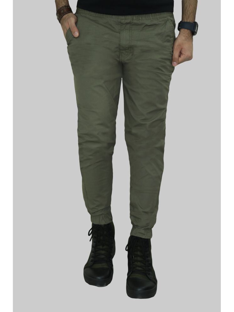     			HYMEN LEGIONS Regular Flat Men's Joggers - Dark Green ( Pack of 1 )