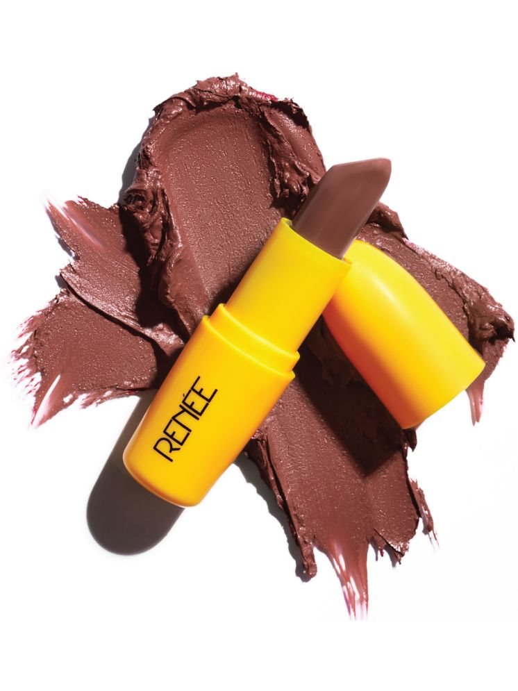     			Renee Everyday Matte Lipstick - Coffee, Lightweight, Intense Color, Skincare Infused Makeup, 3 Gm