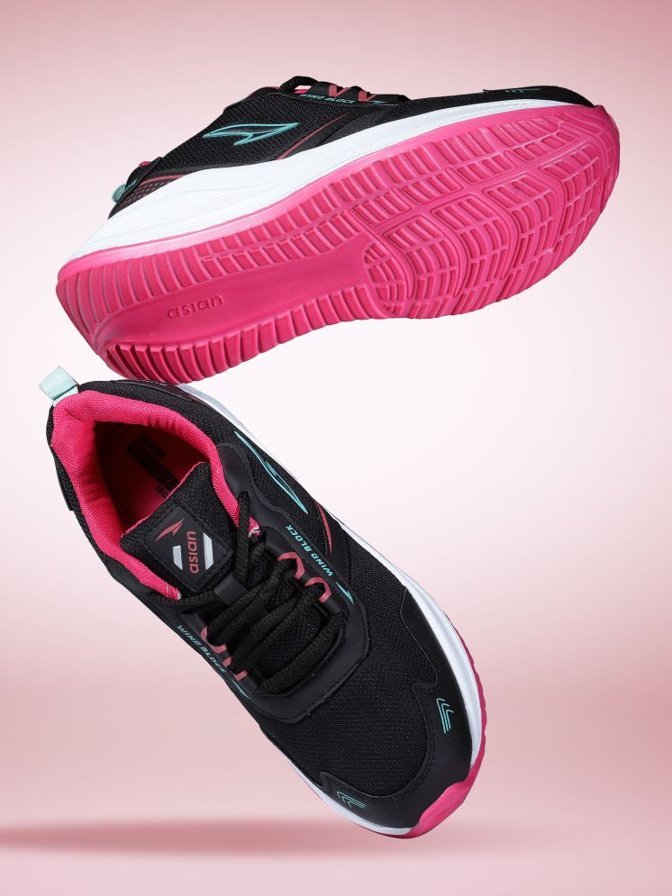     			ASIAN - Black Women's Running Shoes