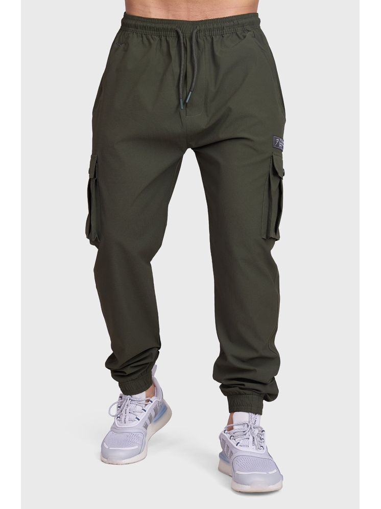     			Fuaark Military Green Polyester Men's Sports Joggers ( Pack of 1 )