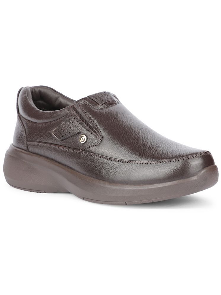     			Liberty Brown Men's Slip On Formal Shoes