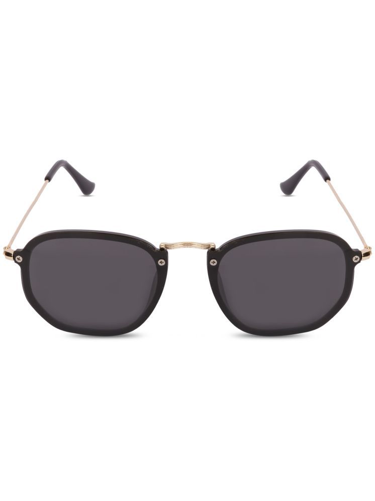     			Sunnies Black Square Sunglasses ( Pack of 1 )