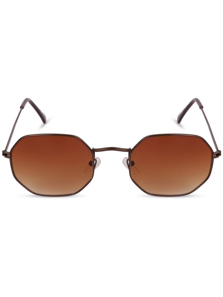     			Sunnies Brown Oversized Sunglasses ( Pack of 1 )