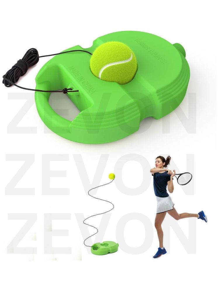     			Tennis Ball Self-Training Tool: Indoor Tennis & Cricket Solo Trainer Kit with String, Rebound Ball Tennis Set for Kids, Tennis Trainer Rebound Ball Practice Equipment, (No Racket Included)