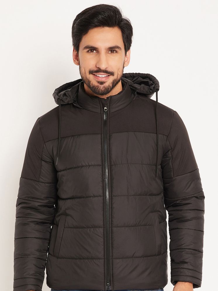     			VERO AMORE Polyester Men's Quilted & Bomber Jacket - Black ( Pack of 1 )