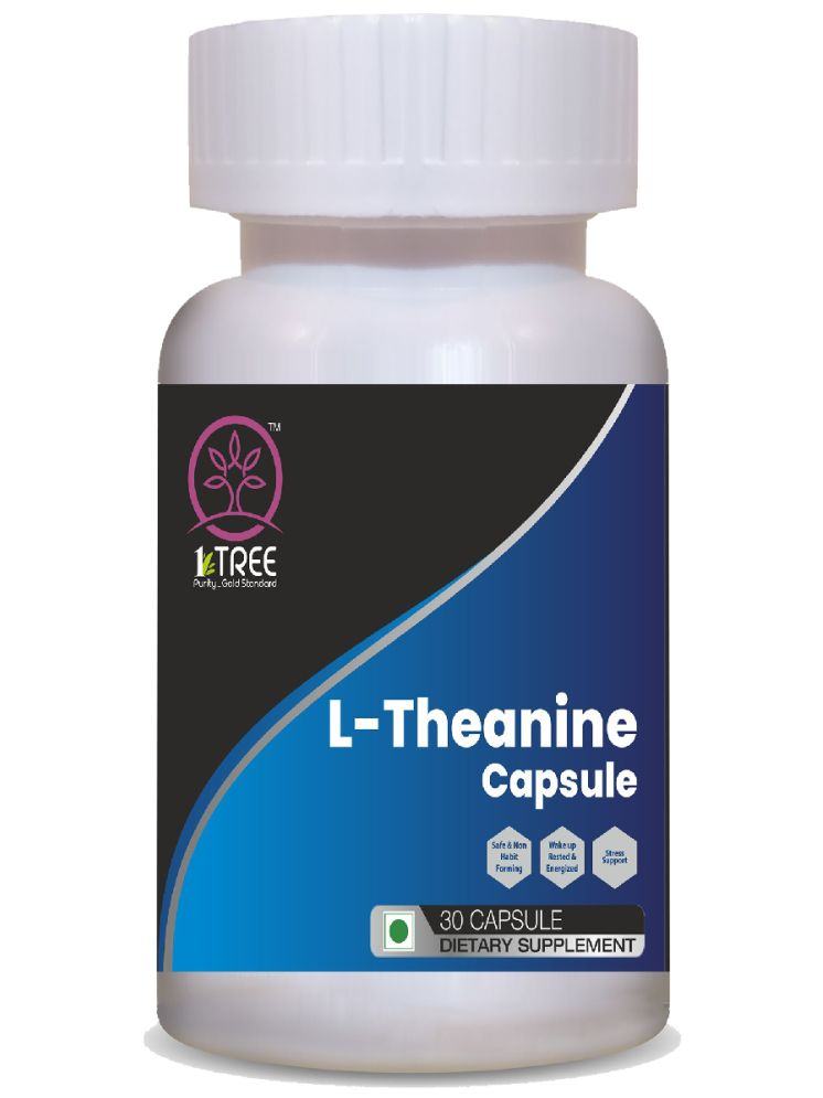     			1 Tree L-Theanine Capsule | Support Relaxation | Releif Of Stress Capsule 30 gm Pack of 1