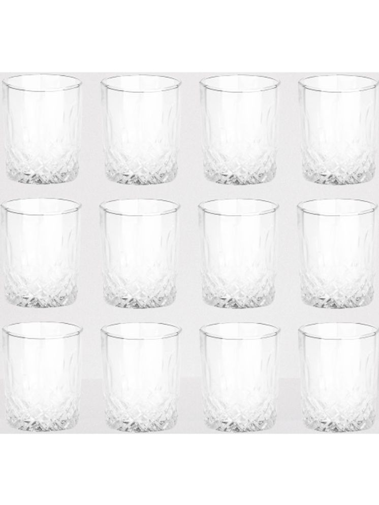     			AFAST Party Glass/Beer Mug Glass Plain Wine Glasses 350 ml ( Pack of 12 ) Transparent