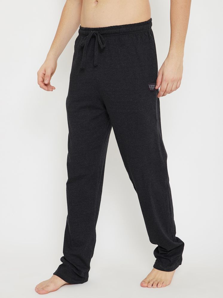     			BISHOP COTTON Charcoal Cotton Blend Men's Trackpants ( Pack of 1 )