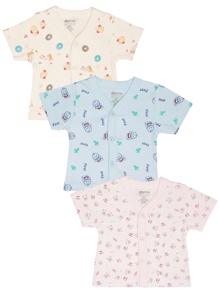     			Bodycare Unisex Baby Printed Vest Pack Of 3 - Assorted