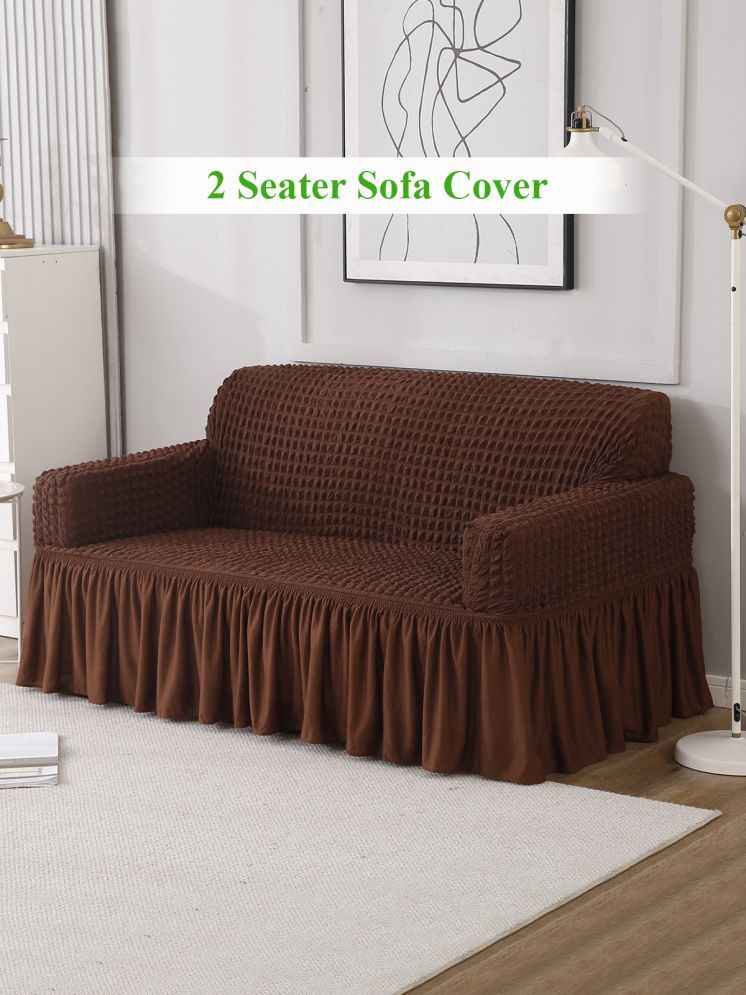     			HOKIPO 2 Seater Polyester Sofa Cover ( Pack of 1 )