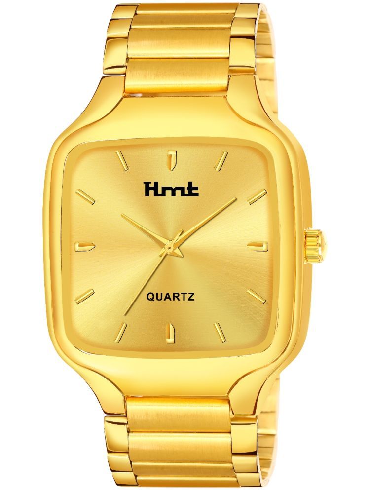     			THMT Gold Metal Analog Men's Watch