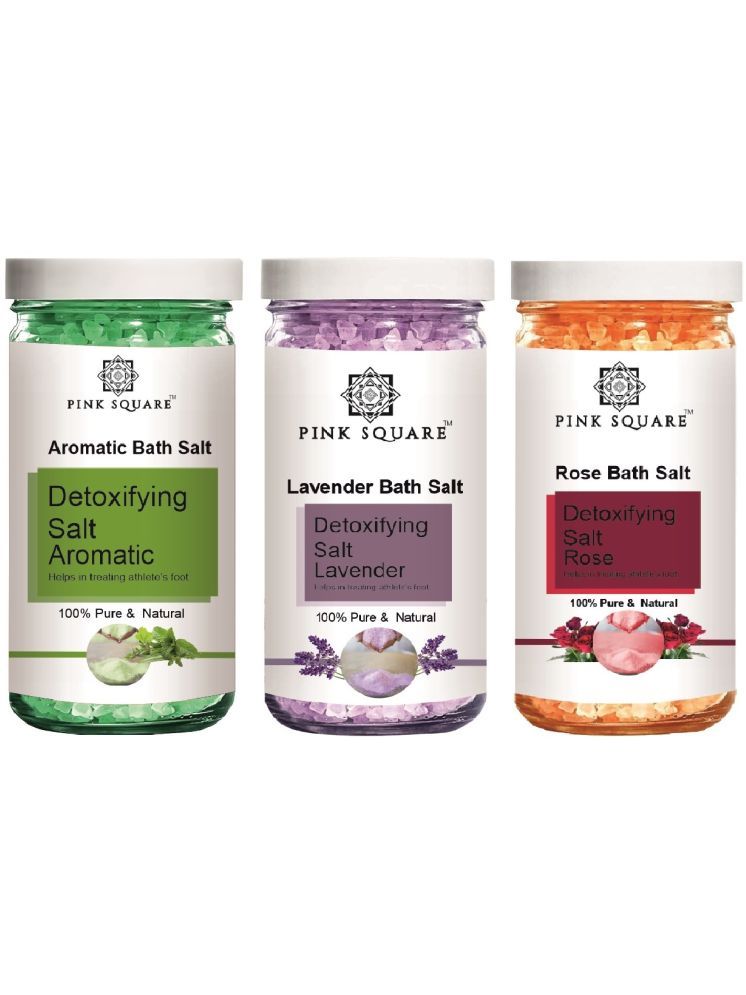     			pink square Bath Salt Crystal Bath Salt 200 g Pack of 3