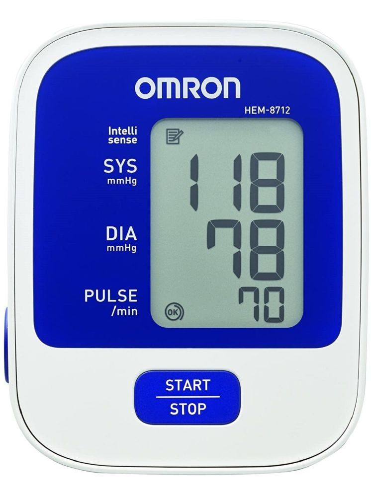     			Omron 8712 Automatic Blood Pressure Monitor (White and Blue)