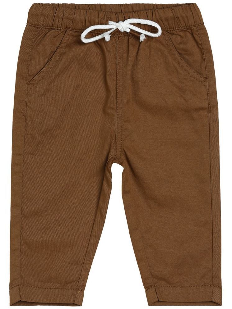     			Miniklub Baby Boys  Full Length Woven Pant (Brown Color)