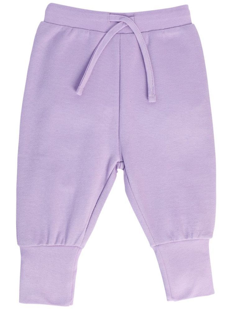     			Miniklub Baby Girls  Full Length Knit Jogger (Lilac Color)