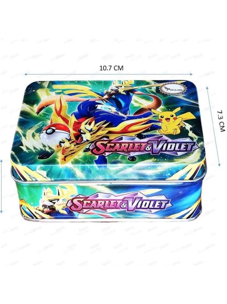     			PANSHUB Mini Poke-Moon FUSION STRIKE Totally Surprising Card in Attractive Metal Tin Box