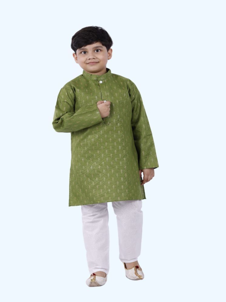     			s muktar garments Green Cotton Blend Boys ( Pack of 1 )