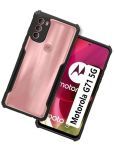 KOVADO Hybrid Covers Compatible For Polycarbonate Motorola Moto G71 5g ( Pack of 1 )