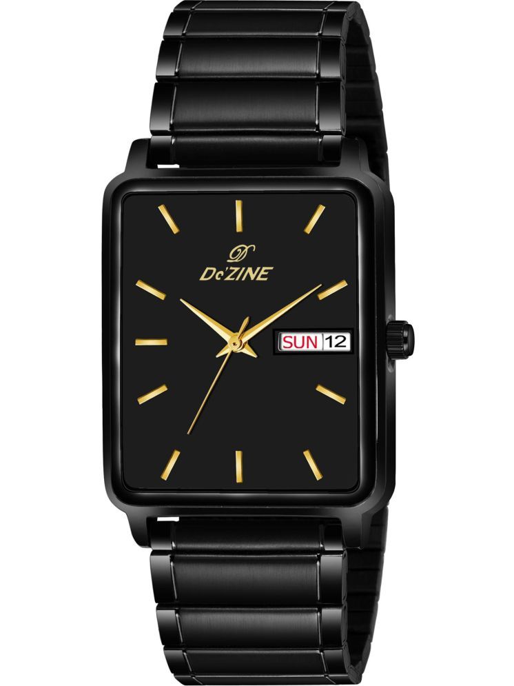     			Dezine Black Metal Analog Men's Watch