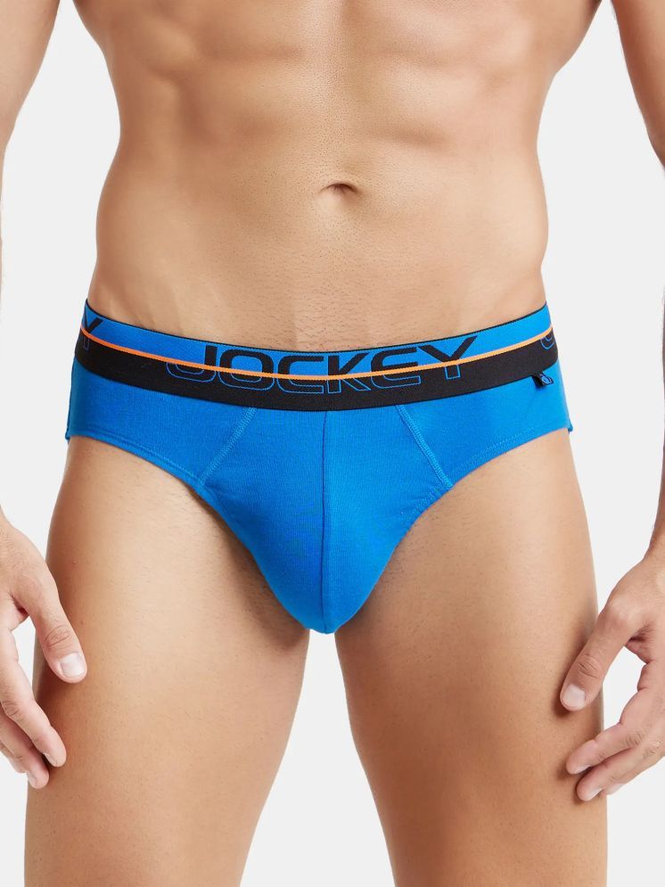     			Pack of 1 Jockey Blue FP02 Cotton Men's Briefs