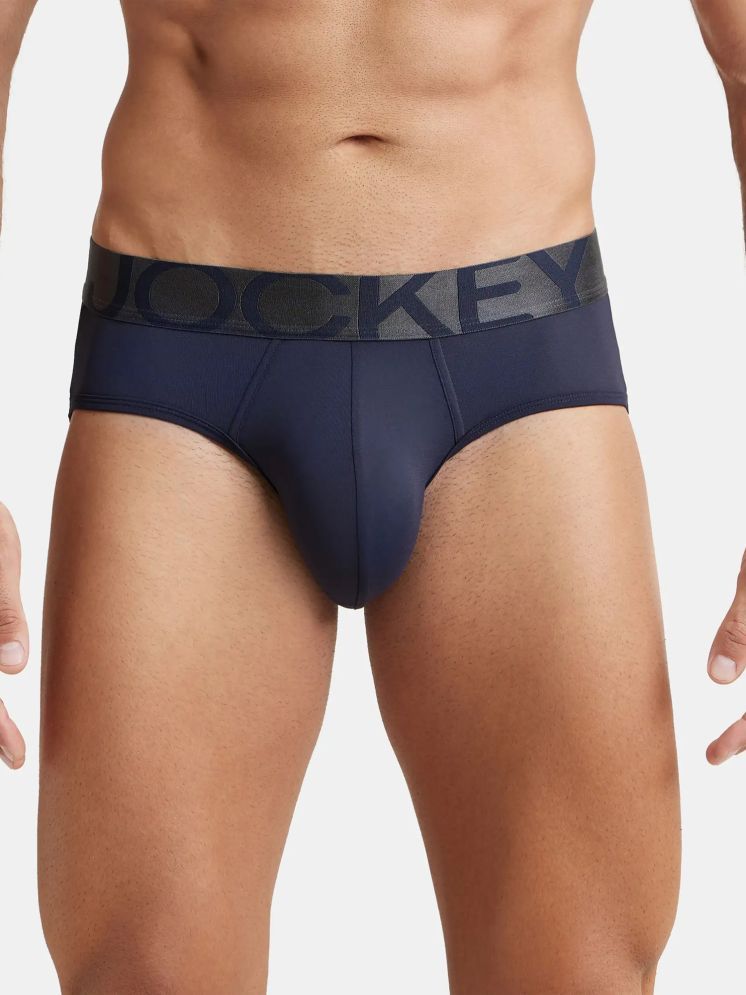     			Pack of 1 Jockey Navy Blue IC27 Nylon Men's Briefs