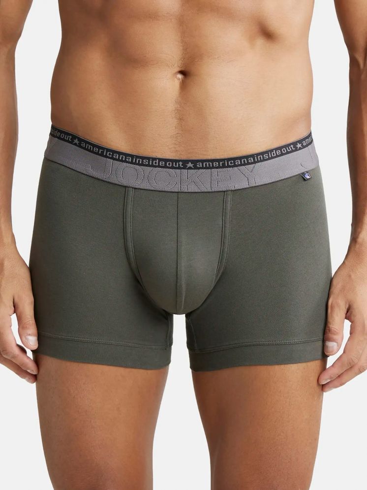     			Pack of 1 Jockey Olive US60 Cotton Men's Trunks