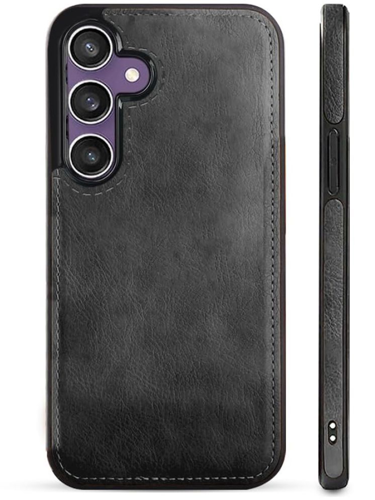     			KOVADO Plain Cases Compatible For Artificial Leather Samsung Galaxy S23 ( Pack of 1 )