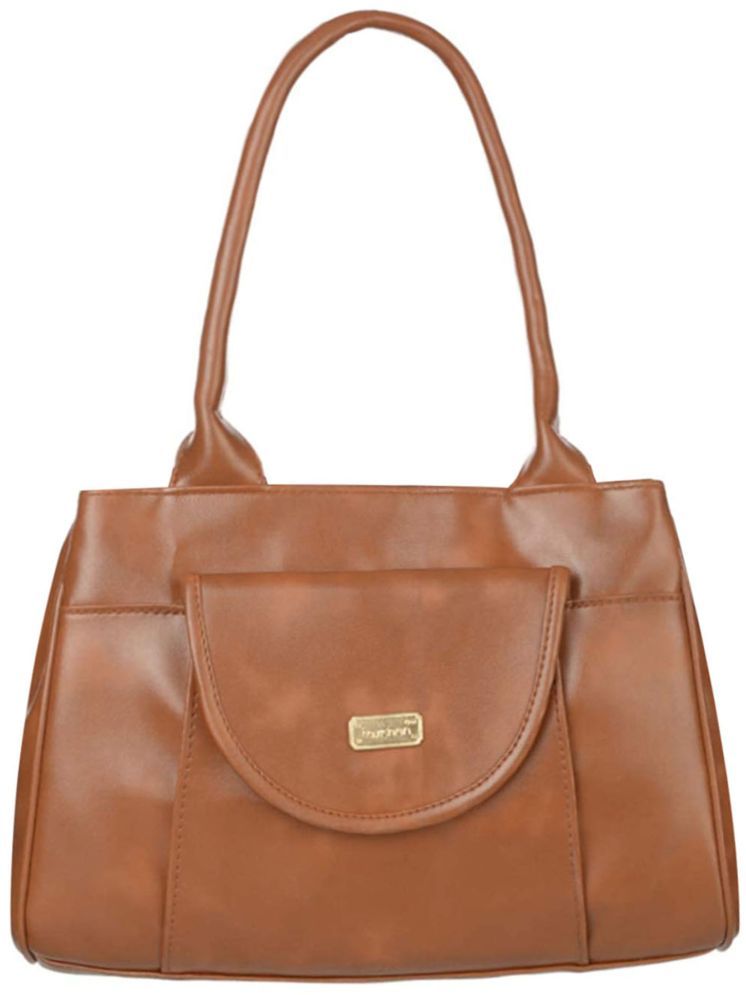     			Taschen Brown Artificial Leather Shoulder Bag