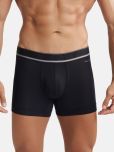 Jockey HG16 Men Tencel Micro Modal Elastane Stretch Solid Trunk - Black