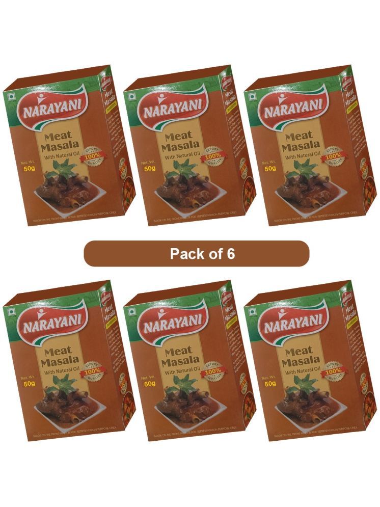     			Narayani Spices Meat Masala Combo 50gmX6 Pack Masala 50 gm