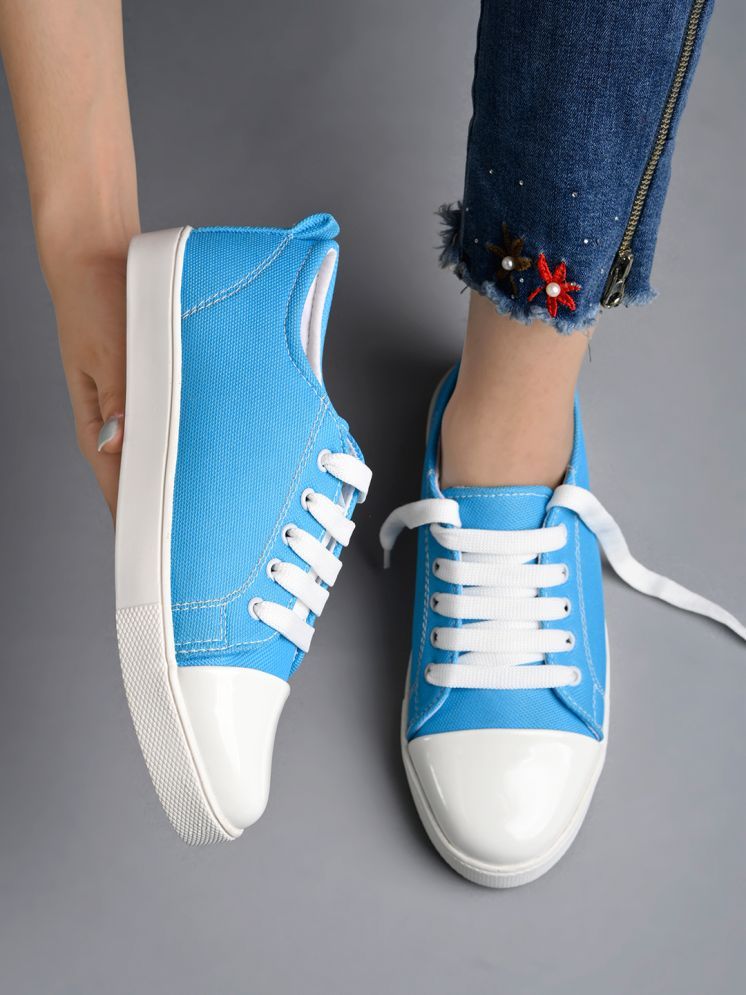     			Stylestry Blue Women's Sneakers