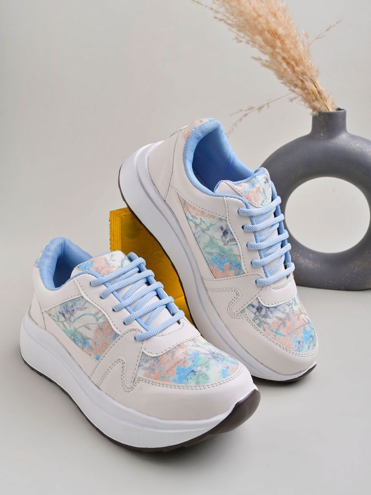     			Stylestry Blue Women's Sneakers