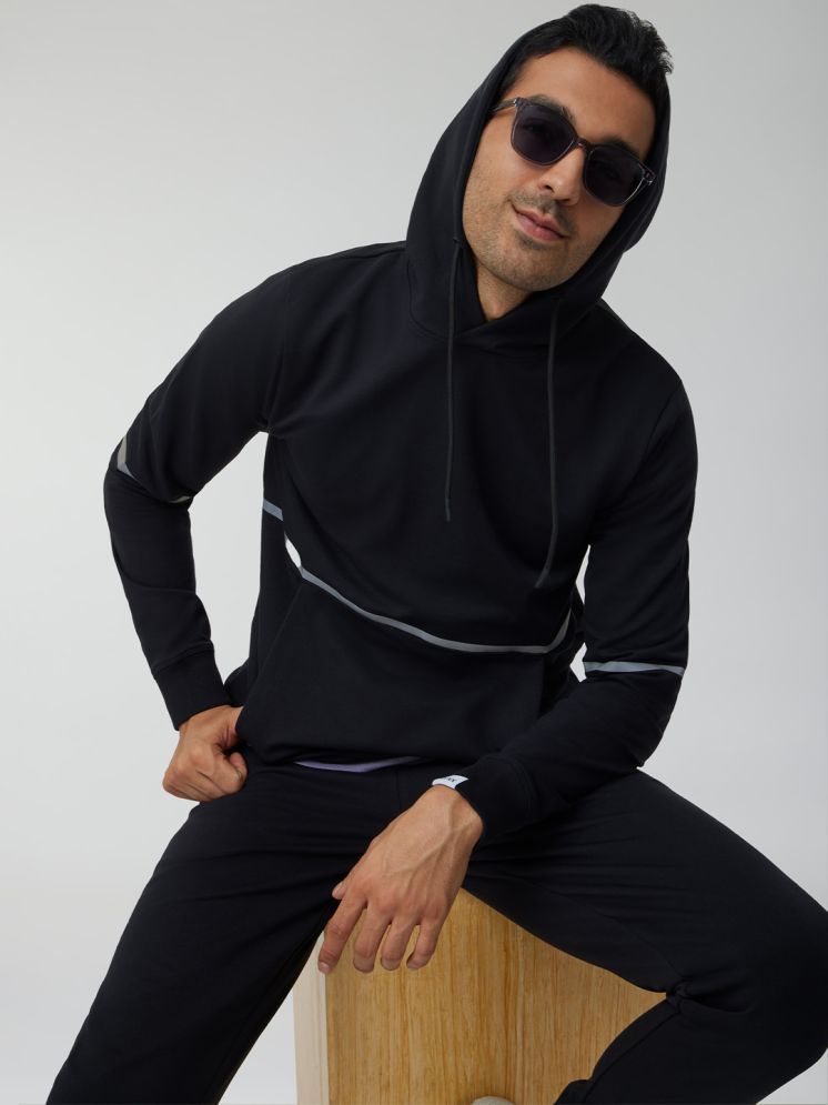     			XYXX Cotton Blend Hooded Men's Sweatshirt - Black ( Pack of 1 )