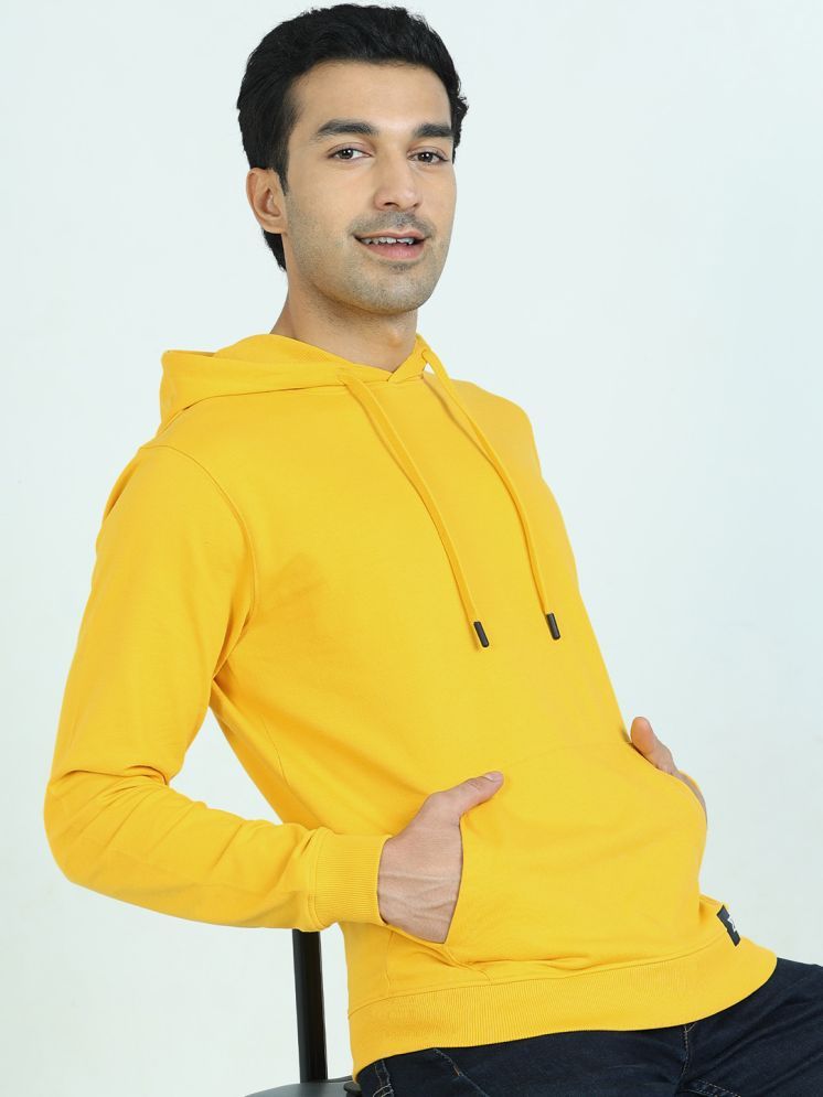     			XYXX Cotton Blend Hooded Men's Sweatshirt - Yellow ( Pack of 1 )