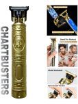 CHARTBUSTERS B - 001 Gold Cordless Beard Trimmer With 30 minutes Runtime