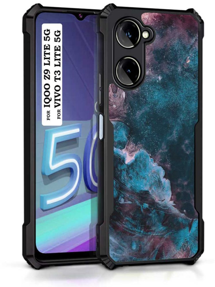     			COBERTA Multicolor Printed Back Cover Polycarbonate Compatible For Vivo T3 Lite 5G ( Pack of 1 )