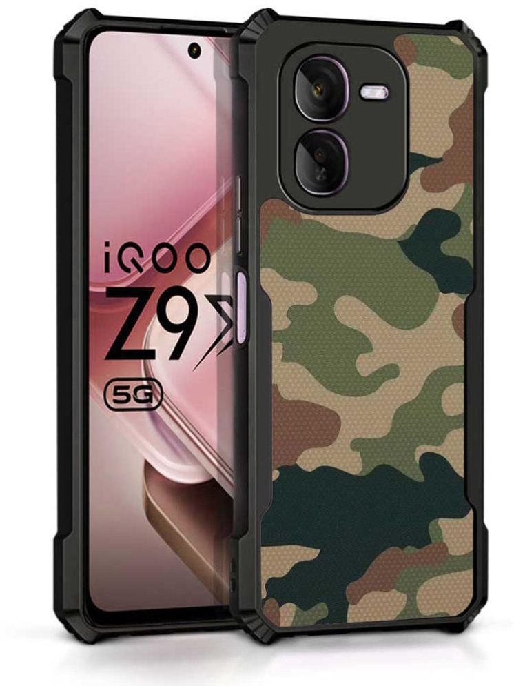     			COBERTA Multicolor Printed Back Cover Polycarbonate Compatible For iQOO Z9x 5G ( Pack of 1 )