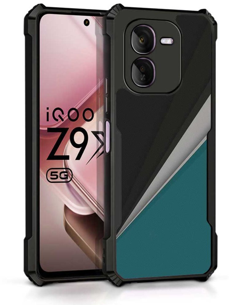     			COBERTA Multicolor Printed Back Cover Polycarbonate Compatible For iQOO Z9x 5G ( Pack of 1 )