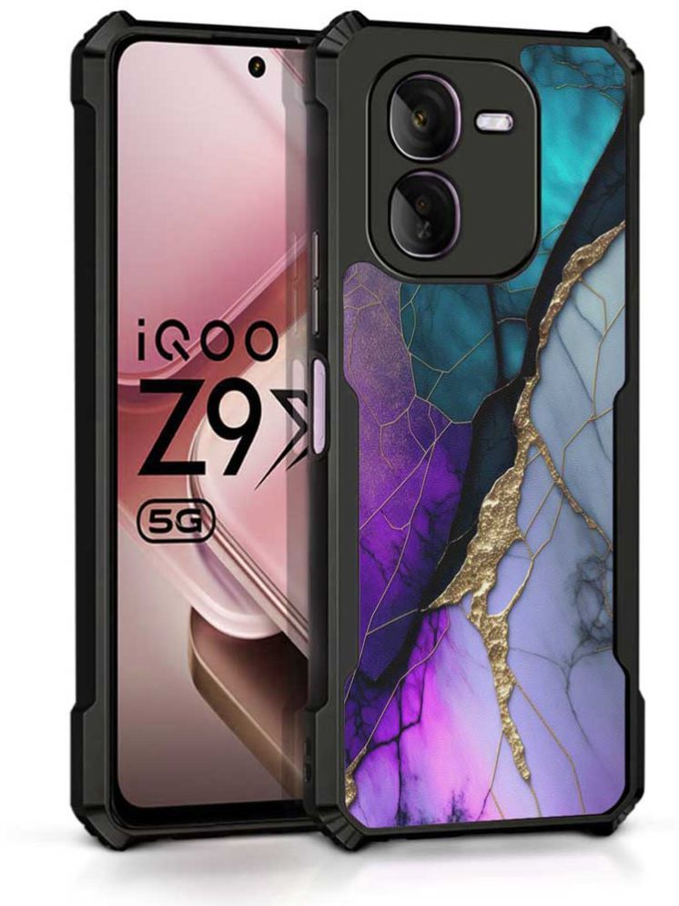     			COBERTA Multicolor Printed Back Cover Polycarbonate Compatible For iQOO Z9x 5G ( Pack of 1 )