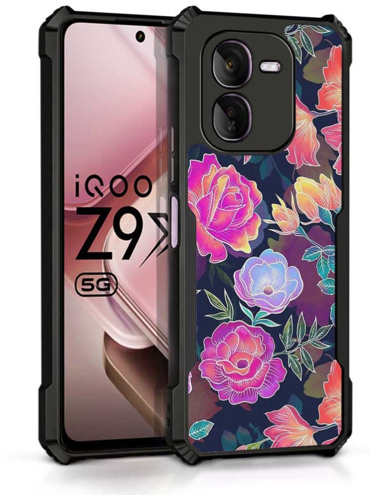     			COBERTA Multicolor Printed Back Cover Polycarbonate Compatible For iQOO Z9x 5G ( Pack of 1 )