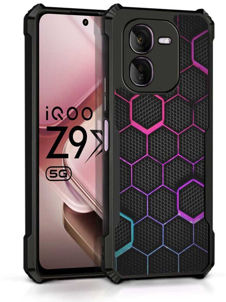     			COBERTA Multicolor Printed Back Cover Polycarbonate Compatible For iQOO Z9x 5G ( Pack of 1 )