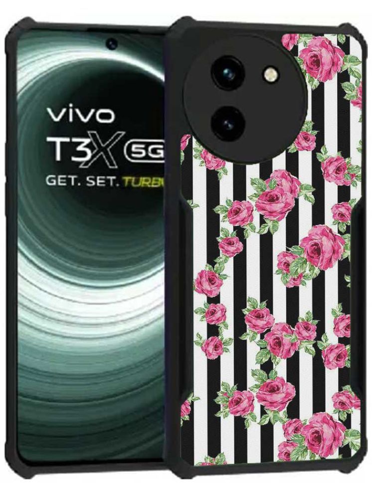     			COBERTA Multicolor Printed Back Cover Polycarbonate Compatible For Vivo T3x 5G ( Pack of 1 )