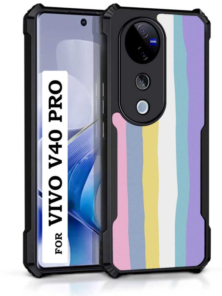     			COBERTA Multicolor Printed Back Cover Polycarbonate Compatible For Vivo V40 Pro 5G ( Pack of 1 )