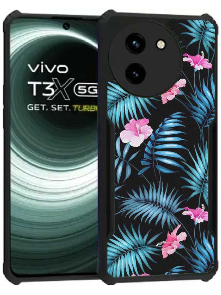     			COBERTA Multicolor Printed Back Cover Polycarbonate Compatible For Vivo T3x 5G ( Pack of 1 )