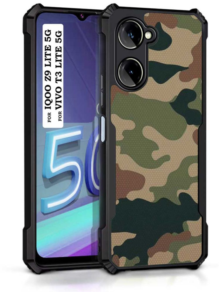     			COBERTA Multicolor Printed Back Cover Polycarbonate Compatible For Vivo T3 Lite 5G ( Pack of 1 )