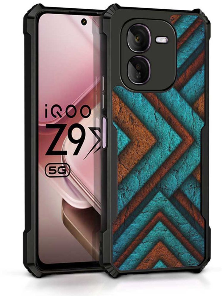     			COBERTA Multicolor Printed Back Cover Polycarbonate Compatible For iQOO Z9x 5G ( Pack of 1 )