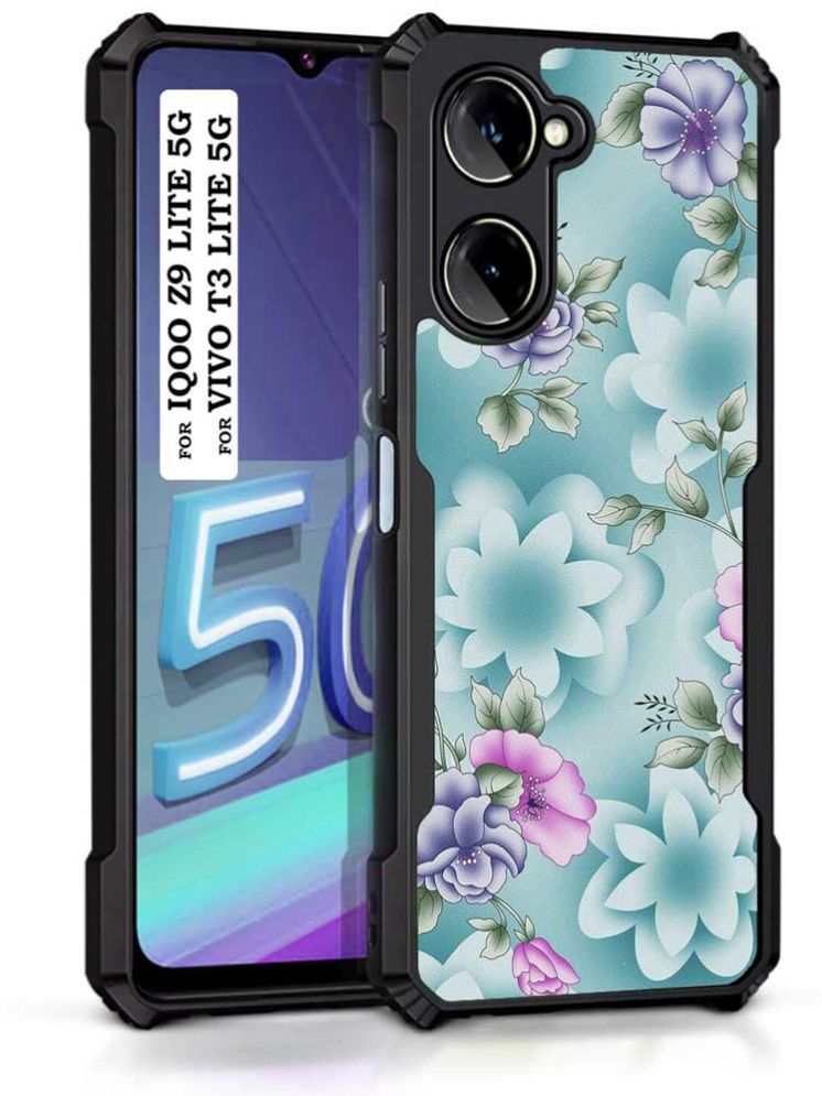     			COBERTA Multicolor Printed Back Cover Polycarbonate Compatible For Vivo T3 Lite 5G ( Pack of 1 )