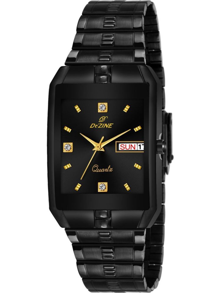     			Dezine Black Metal Analog Men's Watch