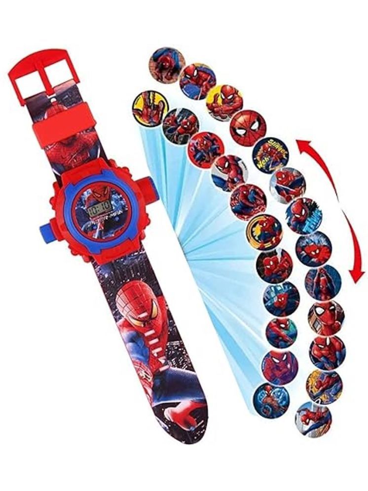     			Digital Kids Cartoon  Watch with 24 Images Projector (Random Cartoon Character)