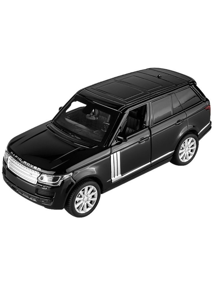     			PANSHUB 1:32 Black Rapid Range Rover Toy Car Metal Pull Back Diecast Car with Openable Door and Sound Light, Gifts Toys for (Pack of 1) (1:32 Rapid Rover Car - Black)